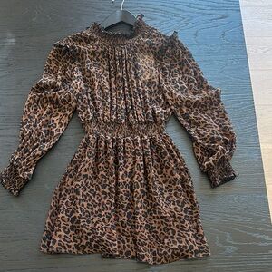 Zara Brown and Black Casual Dress